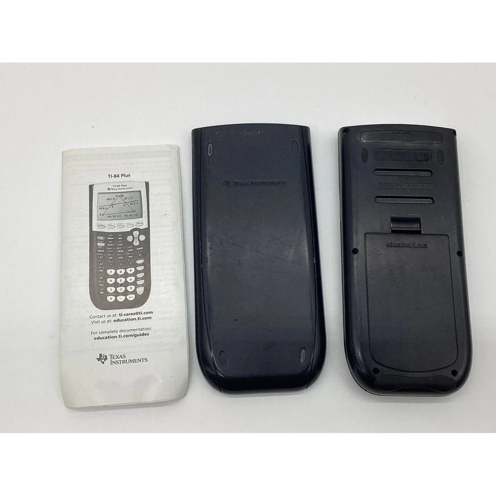 Texas Instruments TI-84 Plus Graphing Calculator Tested Working W/ Cover